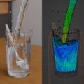 Blender Fluid Simulation Water Glass