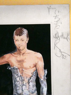 Bowie autograph for ichida with thanks 80
