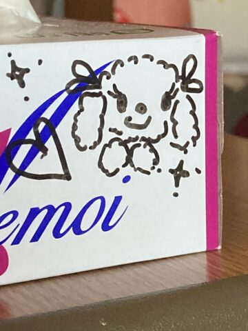 お掃除の人が再び描いてくれた絵